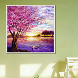 NEW 3D Diamond Painting Cross Stitch Beautiful Scenery Crystal Stone Needlework Diamond Embroidery Full Diamond Decorative