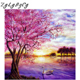 NEW 3D Diamond Painting Cross Stitch Beautiful Scenery Crystal Stone Needlework Diamond Embroidery Full Diamond Decorative