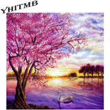 NEW 3D Diamond Painting Cross Stitch Beautiful Scenery Crystal Stone Needlework Diamond Embroidery Full Diamond Decorative