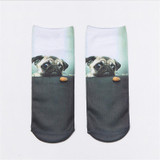 New 3d cartoon socks fashion unique lady and women boat socks, High quality casual dress animal soks girl
