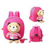New 3D Cartoon Bear Bag Baby Toddler Anti lost Leash Harness Strap Walker Kids Lunch Box child Kindergarten Schoolbag Backpack