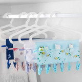New 3 Styles Multifunction Socks Drying Racks Bathroom Rack Traveling Clothespin Travel Folding Cloth Hanger Clips #236425