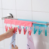 New 3 Styles Multifunction Socks Drying Racks Bathroom Rack Traveling Clothespin Travel Folding Cloth Hanger Clips #236425
