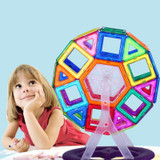 New 3 Styles Mini Magnetic Designer Plastic Enlighten Assembly Building Blocks Toys Kids Educational DIY Plastic Technic Bricks