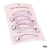 New 3 Pairs/set Cartoon Girls Hairpins Hair Clips Pins Printed Children Hair Clips Jewelry Set Girls Kids Baby Hair Accessories