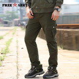 New 29-40 Size Mens Pants Cargo Casual Pockets Pants Army Green Sweatpants Military Full Length Male Pants Trousers Men Mk-7156A