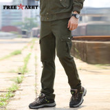 New 29-40 Size Mens Pants Cargo Casual Pockets Pants Army Green Sweatpants Military Full Length Male Pants Trousers Men Mk-7156A