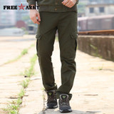 New 29-40 Size Mens Pants Cargo Casual Pockets Pants Army Green Sweatpants Military Full Length Male Pants Trousers Men Mk-7156A
