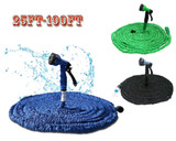 New 25FT-100FT Garden Hose Expandable Magic Watering Hoses Garden Water Pipe With Spray Gun For Drip Irrigation Car Watering