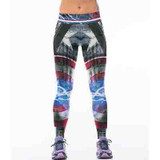New 22 Styles Captain America 3D Printing Women Leggings Fitness Sexy New Stretch Dancing Workout Legging ropa deportiva mujer