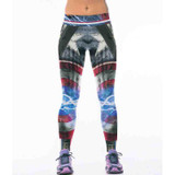 New 22 Styles Captain America 3D Printing Women Leggings Fitness Sexy New Stretch Dancing Workout Legging ropa deportiva mujer