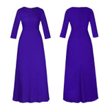 New 2018 Women Vintage Long Sleeve Long Dress Ladies Evening Party Long Maxi Dress