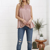 New 2018 Summer Office Women Shirts Chiffon Blouse Shirt Women Lace Up Sleeveless White Top Blouses Shirts Female Crochet Tops