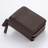 CUIKCA RFID Wallet Women Men Wallet Creative Wallet Double Zippers Mini Coin Slim Wallet Purse Accordion style ID&amp;Card Holders