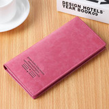 CUIKCA New Fashion Brand Wallet Women Wallet Coin Zipper Ultrathin Long Wallet Purse Retro Nubuck Leather ID &amp; Card Holder 1380