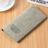 CUIKCA New Fashion Brand Wallet Women Wallet Coin Zipper Ultrathin Long Wallet Purse Retro Nubuck Leather ID &amp; Card Holder 1380
