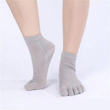 CUHAKCI Women Socks Colorful Cotton Socks Non Slip Unisex Printed Letter Massage Toe Dance Sportswear Colorful Adult Socks