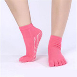 CUHAKCI Women Socks Colorful Cotton Socks Non Slip Unisex Printed Letter Massage Toe Dance Sportswear Colorful Adult Socks