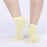 CUHAKCI Women Socks Colorful Cotton Socks Non Slip Unisex Printed Letter Massage Toe Dance Sportswear Colorful Adult Socks