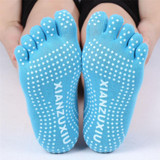 CUHAKCI Women Socks Colorful Cotton Socks Non Slip Unisex Printed Letter Massage Toe Dance Sportswear Colorful Adult Socks