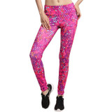 CUHAKCI Summer Style Women's Scale Leggings plus size Simulation mermaid sexy pants Digital print colorful leggings