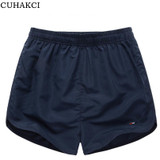 CUHAKCI 2017 New Summer Shorts for Women 10  Colors Thin Quick-Drying Elastic Waist Plus Size Casual Loose Shorts Green D023