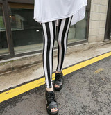 CUHAKCI 2017 Fashion Design Leggins Women Grid Leggings Floral Patterned Letter Print Leggins Female Cross Skull Stripe Leggings