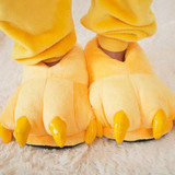 CuddlyIIPanda 2017 Hot Funny Animal Paw Slippers Cute Monster Claw Slippers Cartoon Slipper Warm Soft Plush Winter Indoor Shoes