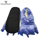 CuddlyIIPanda 2017 Hot Funny Animal Paw Slippers Cute Monster Claw Slippers Cartoon Slipper Warm Soft Plush Winter Indoor Shoes
