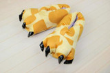 CuddlyIIPanda 2017 Hot Funny Animal Paw Slippers Cute Monster Claw Slippers Cartoon Slipper Warm Soft Plush Winter Indoor Shoes