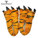 CuddlyIIPanda 2017 Hot Funny Animal Paw Slippers Cute Monster Claw Slippers Cartoon Slipper Warm Soft Plush Winter Indoor Shoes