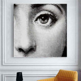 Cuadros Decoracion Fornasetti A single painting not contain wood  Modern Vintage Retro Gifts Wall Art Quotes Bedroom Decor