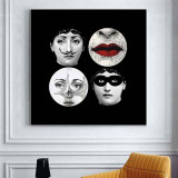 Cuadros Decoracion Fornasetti A single painting not contain wood  Modern Vintage Retro Gifts Wall Art Quotes Bedroom Decor
