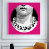 Cuadros Decoracion Fornasetti A single painting not contain wood  Modern Vintage Retro Gifts Wall Art Quotes Bedroom Decor