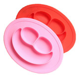 CTDSGW000205 Silicone Feeding Food Plate Tray Dishes Food Holder for Baby Toddler Kid Children