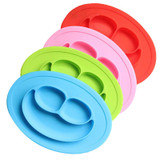 CTDSGW000205 Silicone Feeding Food Plate Tray Dishes Food Holder for Baby Toddler Kid Children