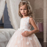 Christmas Flower Girl Dress Wedding Birthday Party Dresses For Girls Kids Prom Gowns Designs Little Lady Children Party Vestidos