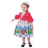Christmas Dress For Baby Girls Kids Boy Vestidos Toddler Kids Baby Girls Cartoon Princess Party Dress Christmas Outfits Clothes