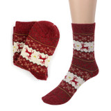 Christmas Deer Socks Women Mens Cartoon Design Casual Knit Wool Socks Men Winter Warm Shorts Ankle Socks Meias Calcetines #ZYL