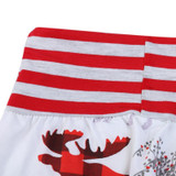 Christmas Design Newborn Infant Kids Baby Boy Girl Deer Animal Printed Bottom Harem PP Pants Leggings Trousers