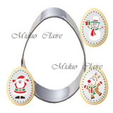 Christmas Cookie Cutter Stainless Steel Cut Candy Biscuit Mold Cooking Tools Christmas Theme Metal Cutters Mould Snowflake Snowm