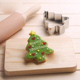 Christmas Cookie Cutter Stainless Steel Cut Candy Biscuit Mold Cooking Tools Christmas Theme Metal Cutters Mould Snowflake Snowm
