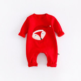 Christmas Baby Rompers Lovely Santa Claus Costume Kids Newborn Clothes Long Sleeve Body Suit Children Infant Clothing Set