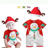 Christmas Baby Rompers Costumes For Boys Santa Claus Baby Outfits Baby Girl Clothes Newborn New Year Jumpsuit Wear Overalls