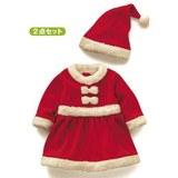 Christmas baby girls dress with free hat baby christmas new year costume fashion baby clothes newborn dresses for baby girls