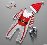 Christmas Baby girls clothes newborn pajamas baby boy winter snowsuit warm christmas romper jumpsuit santa claus baby costume