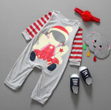 Christmas Baby girls clothes newborn pajamas baby boy winter snowsuit warm christmas romper jumpsuit santa claus baby costume