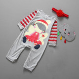 Christmas Baby girls clothes newborn pajamas baby boy winter snowsuit warm christmas romper jumpsuit santa claus baby costume