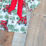 Christmas Baby Girl Dress Winter Car Printed NewbornDress for Girls Bow Shoulderless Vestido Infantil 1 Year Birthday PartyDress