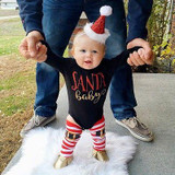 Christmas Baby Boys Girls Romper Jumpsuit + Pants Clothes Outfits 3 Sets Xmas baby rompers set newborn baby clothes 2016 New